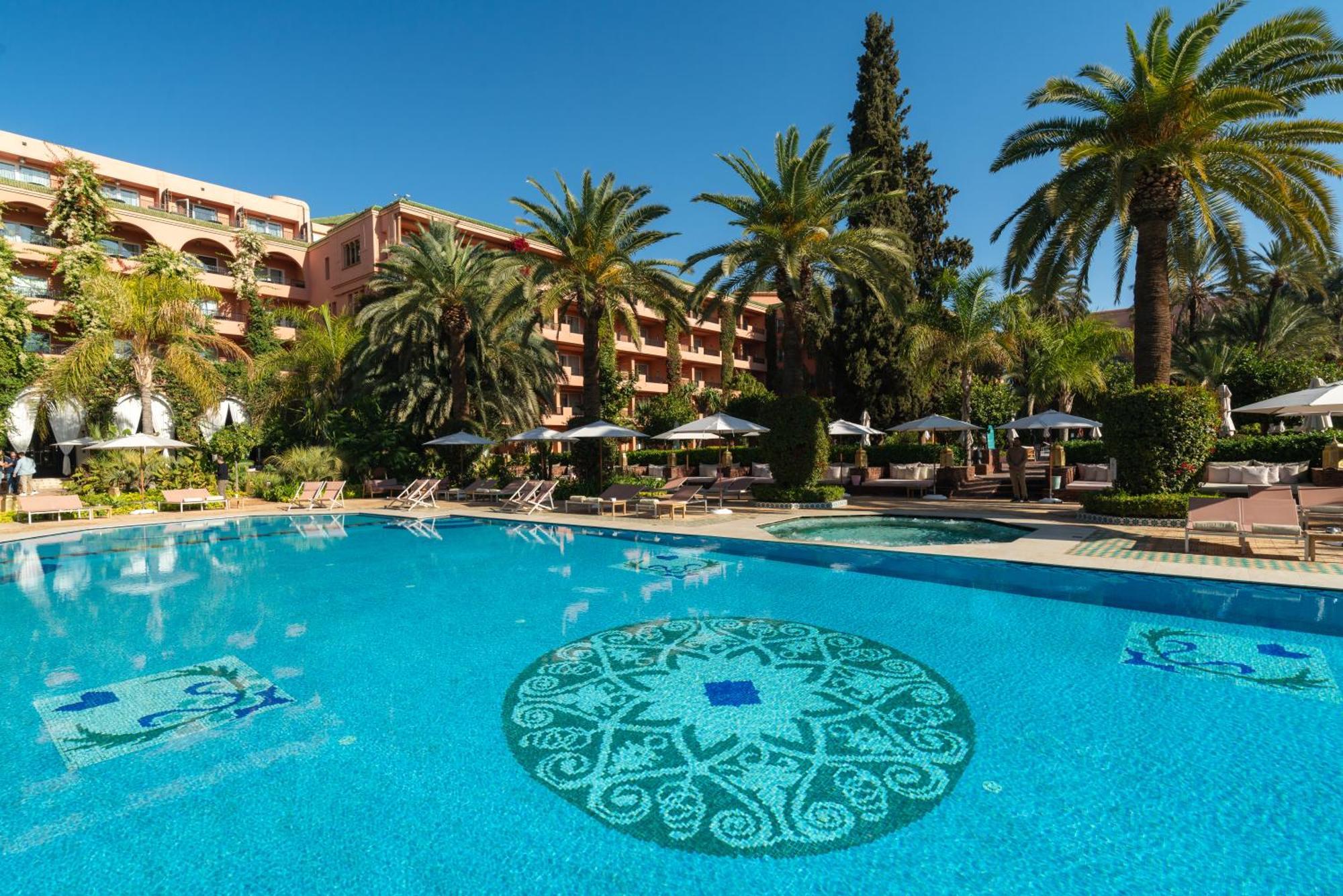 فندق سوفيتيل مراكش لونج آند سبا المظهر الخارجي الصورة The swimming pool at the hotel